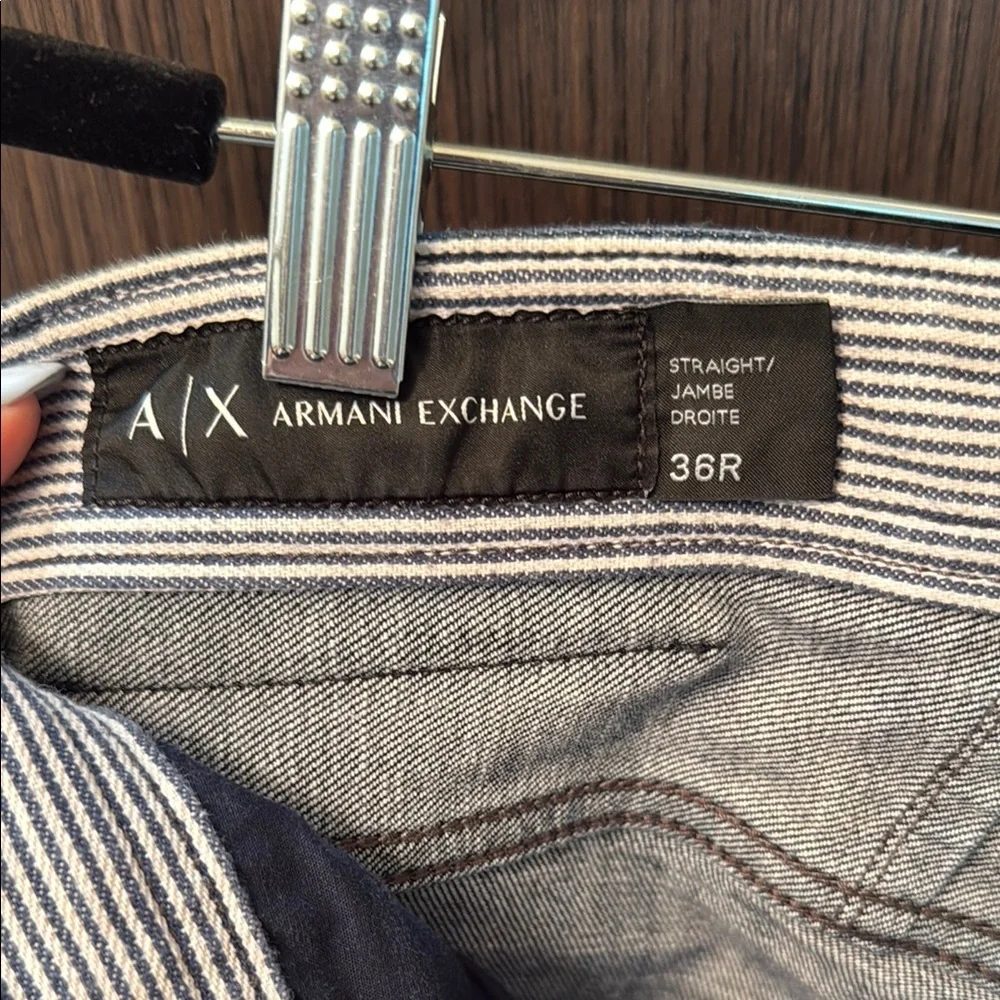 Armani Exchange Blue Straight Jeans